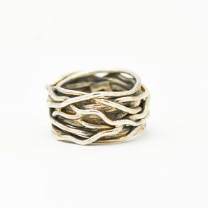 Sterling Silver Braided Ring